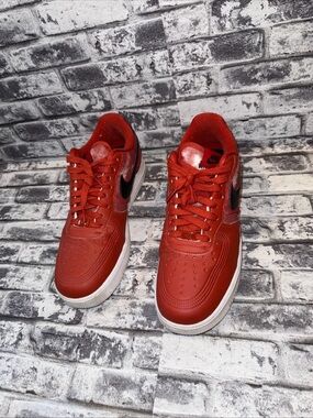 Used Nike Air Force 1 Low ID Nike By You Team Red DN4164-991 Size 11
